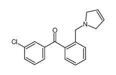 (3-chlorophenyl)-[2-(2,5-dihydropyrrol-1-ylmethyl)phenyl]methanone 898763-10-5