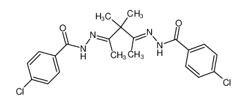 87885-60-7 N',N'''-(3,3-dimethylpentane-2,4-diylidene)bis(4-chlorobenzohydrazide)