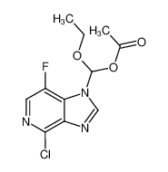 405231-23-4 1-[(1-acetyloxy-1-ethoxy)methyl]-4-chloro-7-fluoroimidazo[4,5-c]pyridine