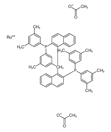 [1-[2-bis(3,5-dimethylphenyl)phosphanyl-1-naphthyl]-2-naphthyl]-b is(3,5-dimethylphenyl)phosphane, diacetoxyruthenium 374067-49-9