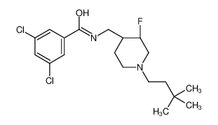 918333-06-9 structure, C19H27Cl2FN2O