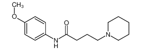 90279-45-1 N-(4-methoxyphenyl)-4-piperidin-1-ylbutanamide