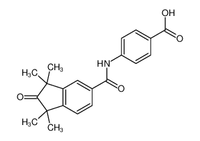 4-{[(1,1,3,3-Tetramethyl-2-oxo-2,3-dihydro-1H-inden-5-yl)carbonyl ]amino}benzoic acid 215307-86-1