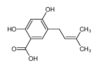 80008-48-6 2,4-dihydroxy-5-(γ,γ-dimethylallyl)benzoic acid