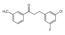 898750-07-7 structure, C16H14ClFO