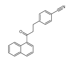 4-(3-naphthalen-1-yl-3-oxopropyl)benzonitrile 62584-78-5