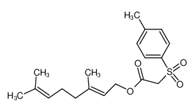 80868-13-9 (E)-Geranyl p-toluenesufonylacetate