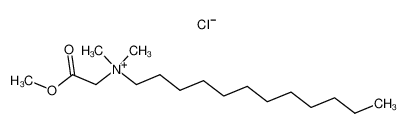 17283-72-6 spectrum, methyl N-dodecyl-N,N-dimethylglycinate chloride