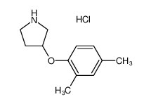 3-(2,4-Dimethylphenoxy)pyrrolidine hydrochloride 1228070-84-5