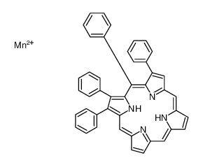 31004-82-7 structure, C44H30MnN4++