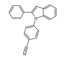 741709-22-8 4-(2-phenylindol-1-yl)benzonitrile