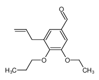 3-烯丙基-5-乙氧基-4-丙氧基苯甲醛