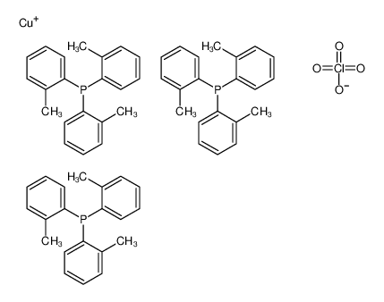 copper(1+),tris(2-methylphenyl)phosphane,perchlorate 91019-21-5