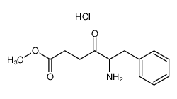 methyl 5-amino-4-oxo-6-phenylhexanoate hydrochloride 100242-07-7