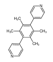 2,3,5,6-tetramethyl-1,4-bis(pyridin-4-yl)benzene 1124218-83-2