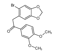 55260-31-6 structure, C17H15BrO5