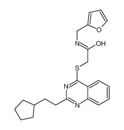 604795-06-4 structure, C22H25N3O2S