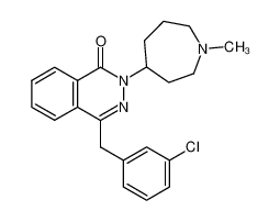 4-(3-chloro-benzyl)-2-(1-methyl-azepan-4-yl)-2H-phthalazin-1-one 37933-01-0