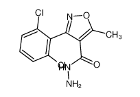 3-(2,6-dichlorophenyl)-5-methyl-1,2-oxazole-4-carbohydrazide 263255-98-7