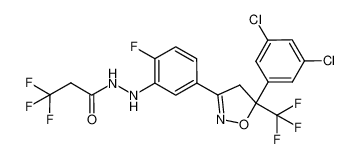 1237587-23-3 structure, C19H12Cl2F7N3O2