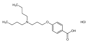 4-[3-(二丁基氨基)丙氧基]苯甲酸盐酸盐