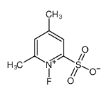 1-fluoro-4,6-dimethylpyridin-1-ium-2-sulfonate 147541-01-3
