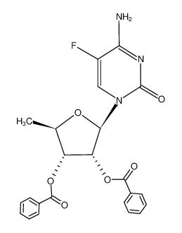 2',3'-di-0-benzoyl-5'-deoxy-5-fluorocytidine 124012-83-5