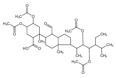 104753-05-1 structure, C37H58O11