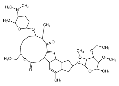 187166-15-0 structure, C43H69NO10