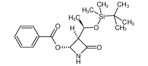 (3R,4R)-4-苯甲酰氧基-3-(1-叔丁基二甲基硅氧基]乙基)环丁胺-2-酮