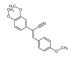 74272-61-0 2-(3,4-dimethoxyphenyl)-3-(4-methoxyphenyl)prop-2-enenitrile