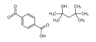 55705-72-1 spectrum, 4-nitrobenzoic acid,2,4,4-trimethylpentan-2-ol