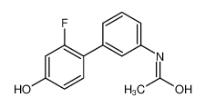 N-[3-(2-fluoro-4-hydroxyphenyl)phenyl]acetamide 1261993-37-6