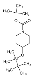 97231-88-4 spectrum, 1-(tert-butoxycarbonyl)-4-(tert-butyldimethylsilyl)oxypiperidine