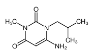 1-甲基-3-异丁基-4-氨基脲嘧啶