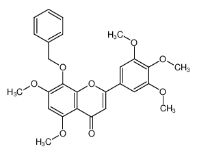 89456-34-8 spectrum, 8-(benzyloxy)-5,7-dimethoxy-2-(3,4,5-trimethoxyphenyl)-4H-chromen-4-one