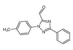 2-(4-methylphenyl)-5-phenyl-1,2,4-triazole-3-carbaldehyde 89060-39-9