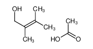 18612-09-4 acetic acid,2,3-dimethylbut-2-en-1-ol