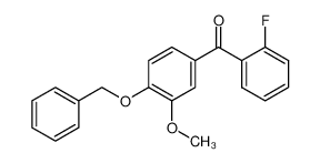 125629-29-0 structure, C21H17FO3