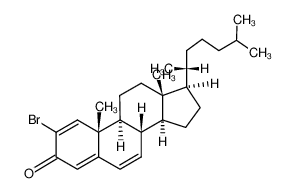 65380-22-5 2-bromo-cholestatrien-(1.4.6)-one-(3)