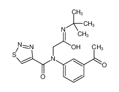 605638-26-4 structure, C17H20N4O3S