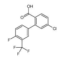 4-chloro-2-[4-fluoro-3-(trifluoromethyl)phenyl]benzoic acid 1261966-78-2