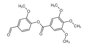 4-甲酰基-2-甲氧基-3,4,5-三甲氧基苯甲酸苯酯
