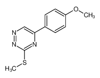 5-(4-甲氧基苯基)-3-(甲基硫代)-1,2,4-三嗪