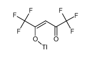 15444-43-6 structure, C5HF6O2Tl