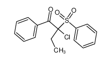 117841-25-5 2-chloro-2-phenylsulfonyl-1-phenylbutanone