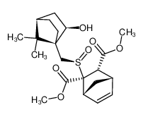 121611-73-2 spectrum, dimethyl (1R,2R,3S,4S)-2-((R)-(((1S,2R,4R)-2-hydroxy-7,7-dimethylbicyclo[2.2.1]heptan-1-yl)methyl)sulfinyl)bicyclo[2.2.1]hept-5-ene-2,3-dicarboxylate