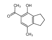 1-(4-hydroxy-7-methyl-2,3-dihydro-1H-inden-5-yl)ethanone 175136-13-7