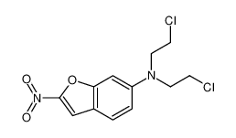 N,N-Bis(2-chloroethyl)-2-nitro-1-benzofuran-6-amine 109143-17-1