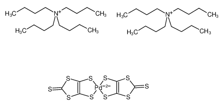 palladium(2+),2-sulfanylidene-1,3-dithiole-4,5-dithiolate,tetrabutylazanium 72688-90-5